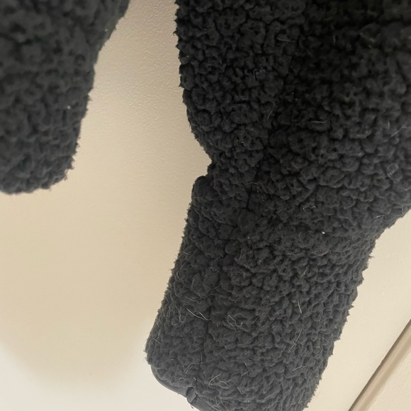 Teddy jacket NWT with faux leather trim - Picture 7 of 7